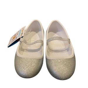 NWT Native Girls Toddler Margo Bling Sparkly Silver Shoes 12